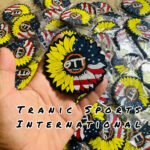 Girls Throw Too Sunflower PVC Patch
