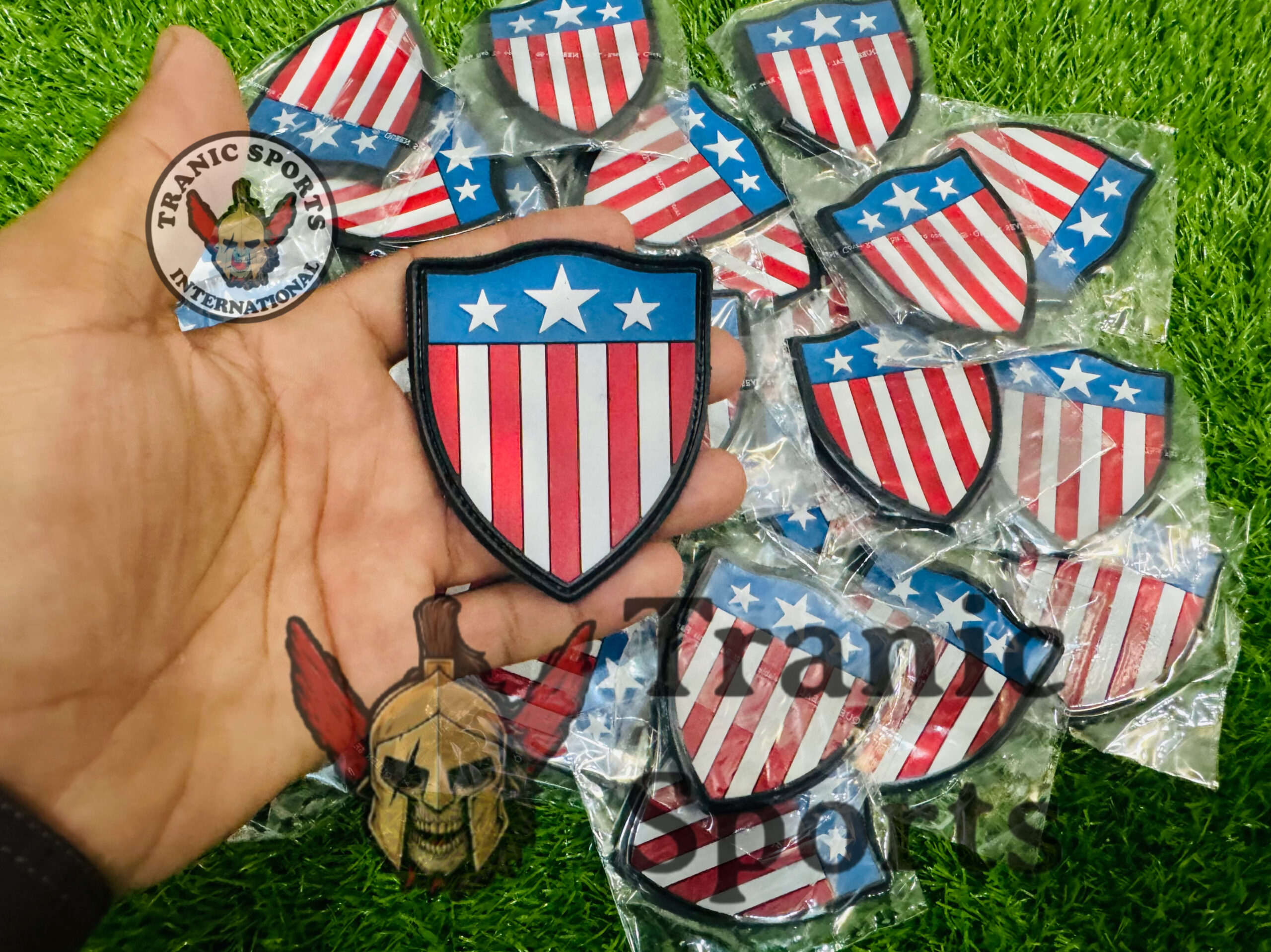 Patriotic Shield PVC Patch