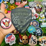 Sandy Police SWAT Subdued PVC Patch & Keychain